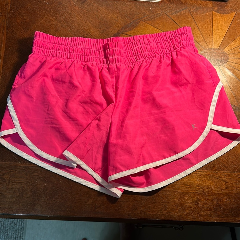 Danskin now bright pink shorts.